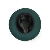 Men's Milani Wool Fedora Hat Soft Crushable Lined FD219 Emerald Green - J.Valintin Men's Wear Legend - FD219 - Green - S