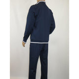 Men's Monte Carlo Turkey Jogging Suit 2pc Jump Set Stretchable 95209 Navy Blue - J.Valintin Men's Wear Legend - 95209 - Navy - M