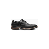 Men's Nunn Bush Centro Flex Wingtip Oxford Party Shoes Black 84983 - 001 - J.Valintin Men's Wear Legend - 84983 - 001_8 M