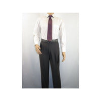 Men's Pants G.Manzoni None Wrinkle Wool Super 120's #056 Gray Made in Italy - J.Valintin Men's Wear Legend - 8644