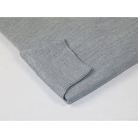 Mens PRINCELY Soft Merinos Wool Sweater Knits Light Weight Polo 1011 - 40 Lt Gray - J.Valintin Men's Wear Legend - 1011 - 40 Lt Gray - M