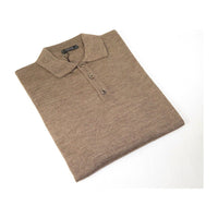 Mens PRINCELY Soft Merinos Wool Sweater Knits Light Weight Polo 1011 - 40 Taupe - J.Valintin Men's Wear Legend - 96602