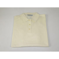 Mens PRINCELY Soft Merinos Wool Sweater Knits Lightweight Polo 1011 - 40 Ivory - J.Valintin Men's Wear Legend - 96606