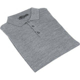 Mens PRINCELY Soft Merinos Wool Sweater Knits Lightweight Polo 1011 - 40 Mid Gray - J.Valintin Men's Wear Legend - 96622