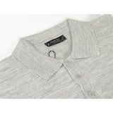 Mens PRINCELY Soft Merinos Wool Sweater Knits Lightweight Polo 1011 - 40 Silver - J.Valintin Men's Wear Legend - 96626