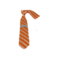 Mens Satin Tie Hankie set Stacy Adams Shadow Stripe Fashion Formal St103 Orange - J.Valintin Men's Wear Legend - 24904