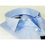 Men's Shirt Christopher Lena PROPER 100% Cotton Wrinkle Free p720ttsr Blue Slim - J.Valintin Men's Wear Legend - 92455