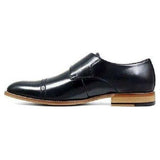 Mens Shoes Stacy Adams Desmond Monk Strap Black Leather 25162 - 001 - J.Valintin Men's Wear Legend - 25162_001_7_M