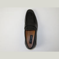 Men's Shoes Steve Madden Soft Leather upper Slip On Penny Acheron Black - J.Valintin Men's Wear Legend - 99739