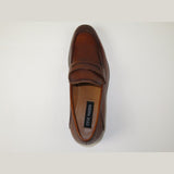 Men's Shoes Steve Madden Soft Leather upper Slip On Penny Acheron Brandy - J.Valintin Men's Wear Legend - 99730