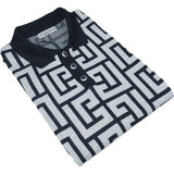 Men's Sports Shirt LCR MIZUMI Soft Cotton Blend Fashion Polo Style 11170 - A Navy - J.Valintin Men's Wear Legend - 99636