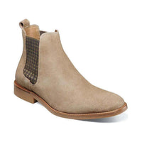 Men's Stacy Adams Gabriel Plain Toe Chelsea Boot Sand Suede Dressy 25625 - 269 - J.Valintin Men's Wear Legend - 25625 - 269_7