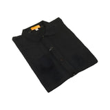 Mens Stacy Adams Italian Style Knit Woven Shirt Short Sleeves 71010 Black - J.Valintin Men's Wear Legend - 71010 - Black - M