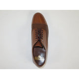 Men's Stacy Adams Madison Shoes Cap Toe Lace Up 00905 - 224 Oak Brown - J.Valintin Men's Wear Legend - 18317