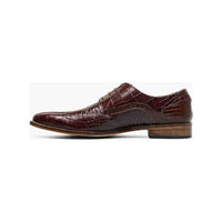 Men's Stacy Adams Shoes Crocodile Leather Print GABARDO 25681 - 221 Cognac - J.Valintin Men's Wear Legend - 25681 - 221 - 7M