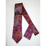 Mens Steven Land 100% Woven Silk Big Knot Tie and Hankie Set BW2411 - 05 Wine - J.Valintin Men's Wear Legend - BW2411 - 05