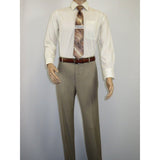 Men's Suit by Giorgio Cosani Textured Wool/Cashmere Blend 901 - 14 Beige 40 Long - J.Valintin Men's Wear Legend - 30114