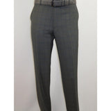 Mens Suit RENOIR English Window Pane Classic Fit Business 292 - 2 Gray Blue - J.Valintin Men's Wear Legend - 19068