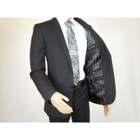 Men's Suit Wool Cashmere Georgio Cosani Two Buttons 910 - 04 Gray Pinstripe - J.Valintin Men's Wear Legend - 16767