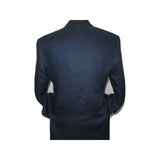 Men's Summer Linen Suit Apollo King Half Lined 2 Button European LN2 Navy Blue - J.Valintin Men's Wear Legend - 19212