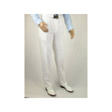 Mens Summer Linen Suit Apollo King Half Lined 2 Button European LN6 White Party - J.Valintin Men's Wear Legend - 93799