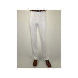 Men's Summer Linen Suit Apollo King Half Lined 2 Button Modern Fit SLN8 White - J.Valintin Men's Wear Legend - 7818