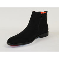 Men's TAYNO Chelsea Chukka Soft Micro Suede Zip up Boot Coupe S Black - J.Valintin Men's Wear Legend - Coupe S - Black - 9