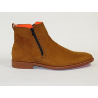 Men's TAYNO Chelsea Chukka Soft Micro Suede Zip up Boot Coupe S Camel - J.Valintin Men's Wear Legend - Coupe S - Camel - 9