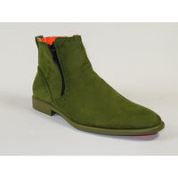 Men's TAYNO Chelsea Chukka Soft Micro Suede Zip up Boot Coupe S Lime - J.Valintin Men's Wear Legend - Coupe S - Lime - 9