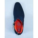 Men's TAYNO Chelsea Chukka Soft Micro Suede Zip up Boot Coupe S Navy - J.Valintin Men's Wear Legend - Coupe S - Navy - 9