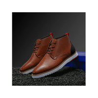 Mens Tayno Desert Chukka Boot Soft Leather Comfortable Cushion Sonoran Cognac - J.Valintin Men's Wear Legend - 99543