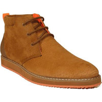 Mens Tayno Modern Chukka Boot Micro Suede Soft Comfortable Cushion Troupe Camel - J.Valintin Men's Wear Legend - 99525