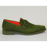 Men's TAYNO Shoes Soft Micro Suede Slip - on Loafer THE CAPRIO S Green - J.Valintin Men's Wear Legend - Caprio S - Green - 9