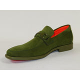 Men's TAYNO Shoes Soft Micro Suede Slip - on Loafer THE CAPRIO S Green - J.Valintin Men's Wear Legend - Caprio S - Green - 9