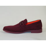 Men's TAYNO Shoes Soft Micro Suede Slip - on Loafer THE CAPRIO S Wine - J.Valintin Men's Wear Legend - Caprio S - Wine - 9