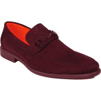 Men's TAYNO Shoes Soft Micro Suede Slip - on Loafer THE CAPRIO S Wine - J.Valintin Men's Wear Legend - Caprio S - Wine - 9