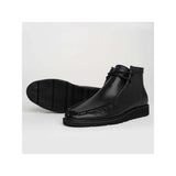 Men's TAYNO Wallabee Chukka Boots Mojave Smooth Leather Light Weight Black - J.Valintin Men's Wear Legend - 99500