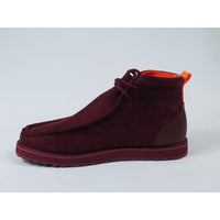 Men's TAYNO Wallabee Style Chukka Boots Soft Micro Suede MOJAVE S Wine - J.Valintin Men's Wear Legend - Majove S - Wine - 9