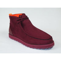 Men's TAYNO Wallabee Style Chukka Boots Soft Micro Suede MOJAVE S Wine - J.Valintin Men's Wear Legend - Majove S - Wine - 9