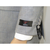 Mens Three Piece Suit Vested VITALI Soft Fabric With Sheen M3090 Stone Gray 3pc - J.Valintin Men's Wear Legend - 93610