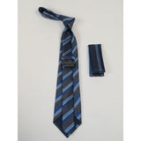 Men's Tie and Hankie Set Soft Microfiber Silky Vito Rofolo by J.Valintin VTR - 11 - J.Valintin Men's Wear Legend - VTR - 11