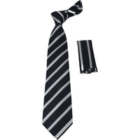 Men's Tie and Hankie Set Soft Microfiber Silky Vito Rofolo by J.Valintin VTR - 16 - J.Valintin Men's Wear Legend - VTR - 16