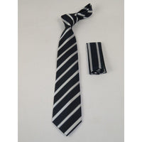 Men's Tie and Hankie Set Soft Microfiber Silky Vito Rofolo by J.Valintin VTR - 16 - J.Valintin Men's Wear Legend - VTR - 16