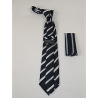 Men's Tie and Hankie Set Soft Microfiber Silky Vito Rofolo by J.Valintin VTR - 16 - J.Valintin Men's Wear Legend - VTR - 16