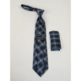 Men's Tie and Hankie Set Soft Microfiber Silky Vito Rofolo by J.Valintin VTR - 24 - J.Valintin Men's Wear Legend - VTR - 24