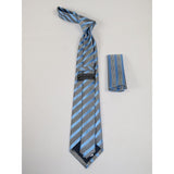 Men's Tie and Hankie Set Soft Microfiber Silky Vito Rofolo by J.Valintin VTR - 4 - J.Valintin Men's Wear Legend - VTR - 4