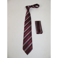 Men's Tie and Hankie Set Soft Microfiber Silky Vito Rofolo by J.Valintin VTR - 57 - J.Valintin Men's Wear Legend - VTR - 57