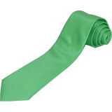 Mens Tie ZENIO By Stacy Adams Slim Narrow Twill Woven Soft Silky Z1 Apple Green - J.Valintin Men's Wear Legend - 24755