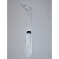 Mens Tie ZENIO By Stacy Adams Slim Narrow Twill Woven Soft Silky Z11 White - J.Valintin Men's Wear Legend - 24765