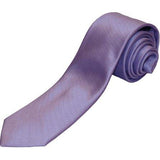 Mens Tie ZENIO By Stacy Adams Slim Narrow Twill Woven Soft Silky Z22 Lavender - J.Valintin Men's Wear Legend - 24776